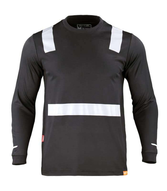 POLERA HIBRIDA C/REFLECTIVA  M/LARGA - Imagen 4