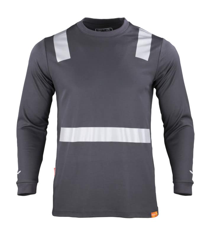 POLERA HIBRIDA C/REFLECTIVA  M/LARGA
