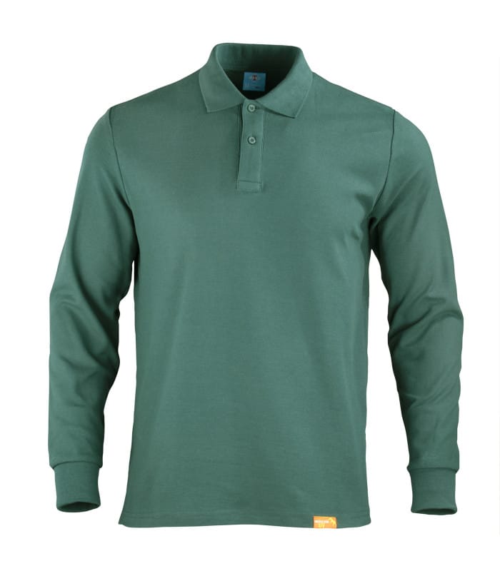 POLERA POLO M/L HOMBRE 80% ALG 20% POLY - Imagen 4