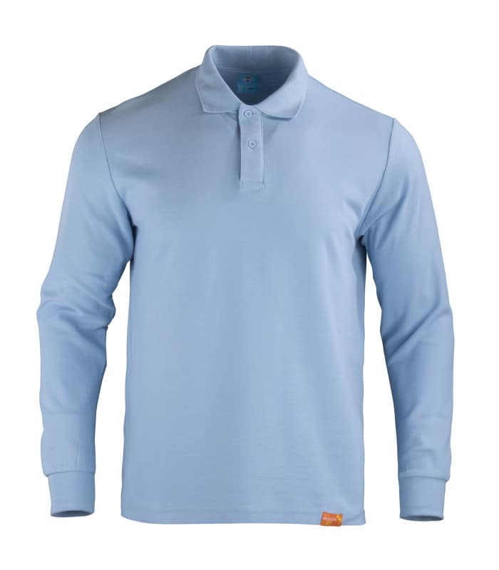 POLERA POLO M/L HOMBRE 80% ALG 20% POLY - Imagen 2